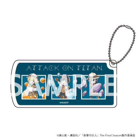 『進撃の巨人』スライド式小物ケース 07/誕生石ver. エレン&ミカサ&アルミン (グラフアート)